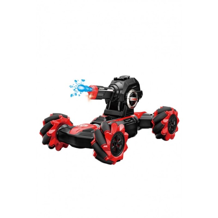 Masinuta de jucarie Battle Balls, trage cu bile de gel, frecventa 2.4 MHz, control telecomanda, interactiva, 29x18x15, Rosu [3]