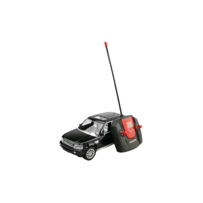Masinuta Jeep cu telecomanda, luminte, Incarcator si acumulatori, culoare negru cu argintiu, Doty® [1]