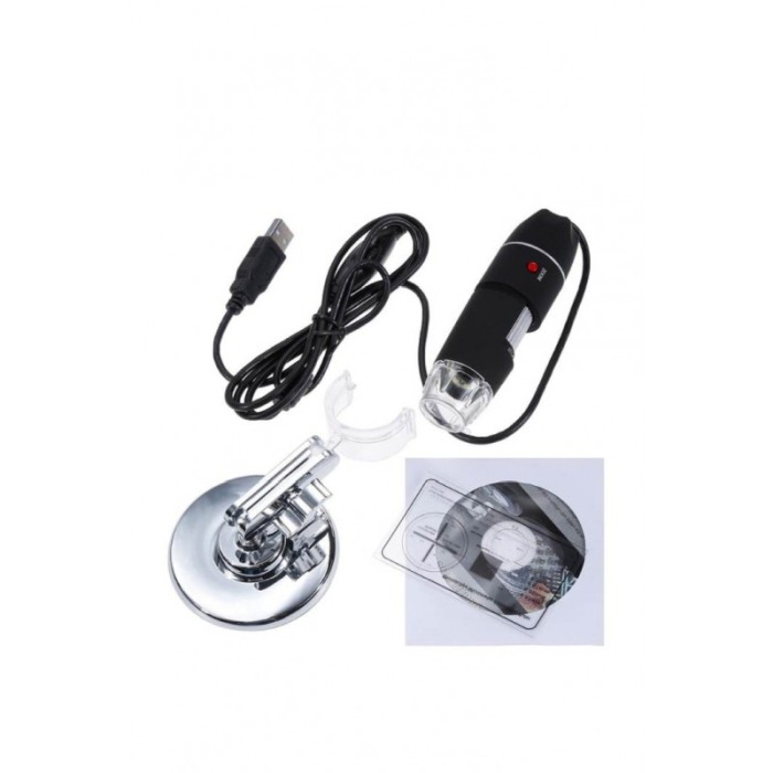 Microscop digital Go Smart, photo-video pentru PC,  focus 15-40 mm,USB, 8 x LED, factor de marime mare 500X,negru,doty [6]