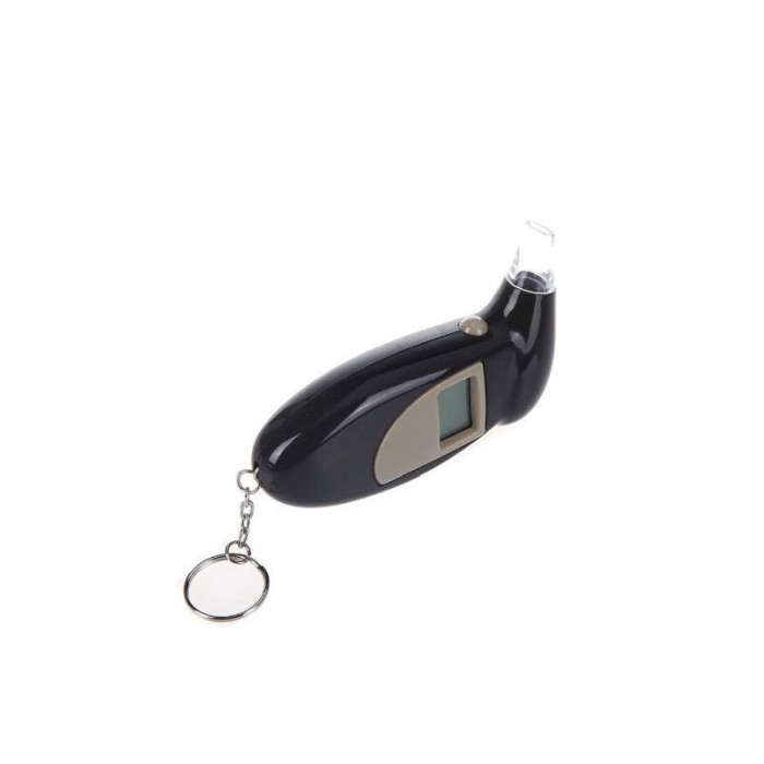 Mini Alcool Tester CleanBreath, portabil, functioneaza cu baterii, digital cu display LCD, 5 capete de suflat, negru, Doty® [9]