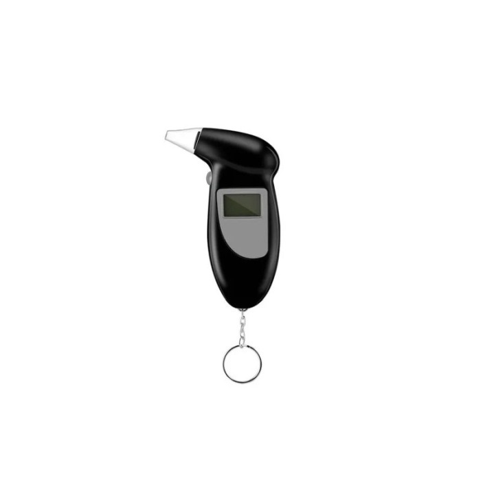 Mini Alcool Tester CleanBreath, portabil, functioneaza cu baterii, digital cu display LCD, 5 capete de suflat, negru, Doty® [5]