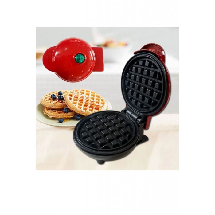 Mini aparat electric pentu Waffe, 350W, rosu, Doty [5]