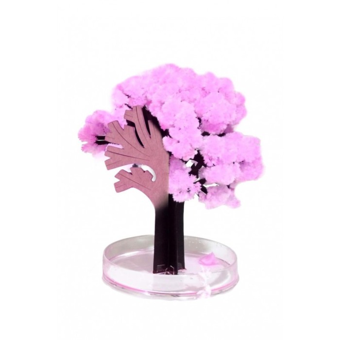 Mini Arbore cu cristale Cherry Blossom Crystal Tree DIY Kit Doty®, set artizanat, non-toxic, flori de cires, 23x18x3 cm, roz [1]
