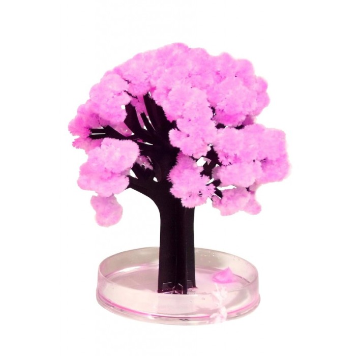 Mini Arbore cu cristale Cherry Blossom Crystal Tree DIY Kit Doty®, set artizanat, non-toxic, flori de cires, 23x18x3 cm, roz [4]
