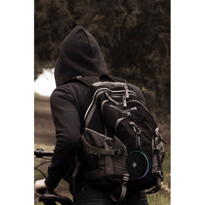 Mini boxa portabila Noir, 150-1800Hz, putere 3.5W, dimensiuni reduse, design modern, efecte luminoase, carabina de prindere incl [2]