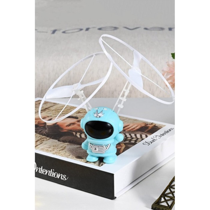 Mini drona de jucarie pentru copii AstroBot, tehnologie prin Inductie, 12x16 cm, albastru, Doty®️ [4]