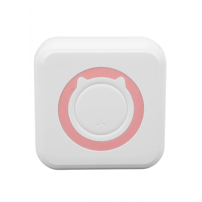 Mini imprimanta JustPrint, portabila, termica, conectare prin bluetooth, alb/roz, Doty® [6]