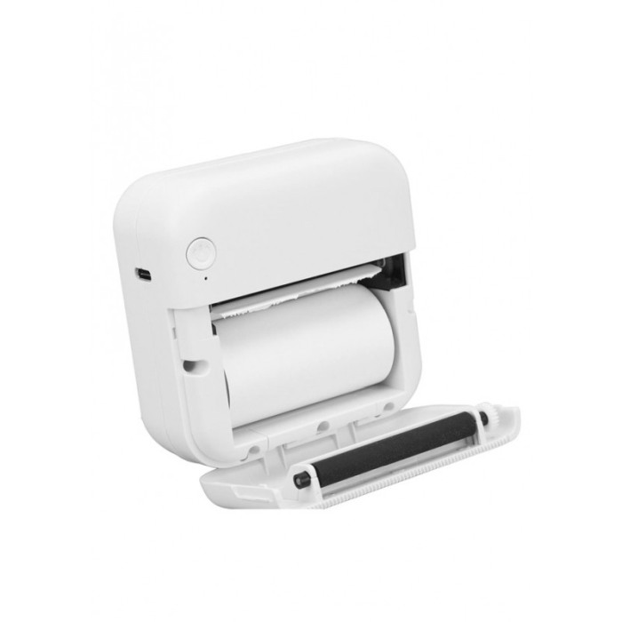 Mini imprimanta JustPrint, portabila, termica, conectare prin bluetooth, alb/roz, Doty® [11]