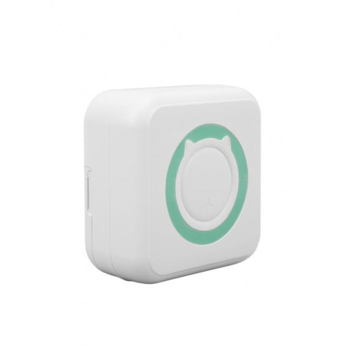 Mini imprimanta JustPrint, portabila, termica, conectare prin bluetooth, alb/verde, Doty® [6]