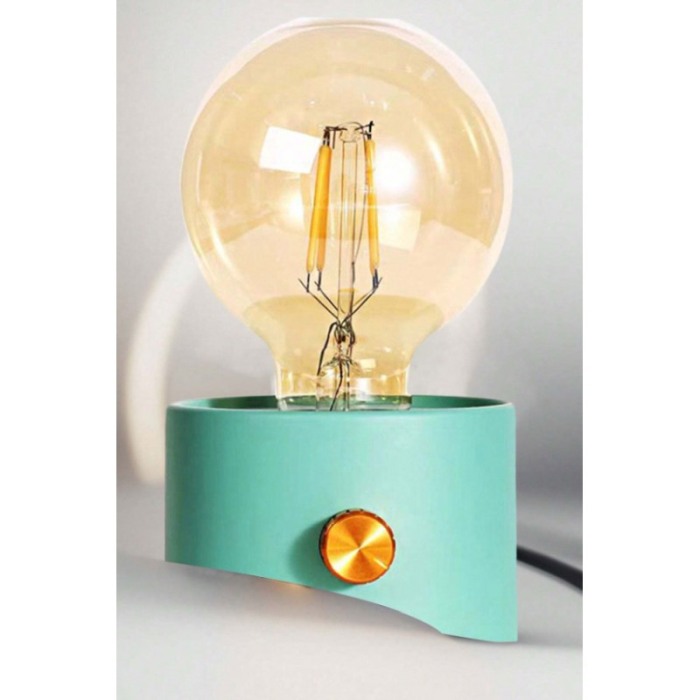 Mini lampa de masa ModishLight Doty®, lumina calda, cu baterii, 15x9 cm, 0.8W, 120lm, turcoaz [8]