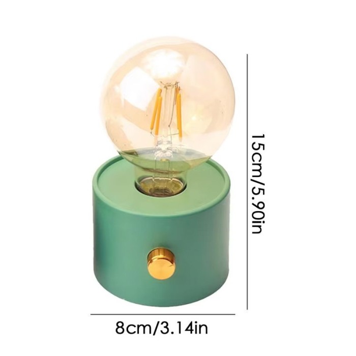 Mini lampa de masa ModishLight Doty®, lumina calda, cu baterii, 15x9 cm, 0.8W, 120lm, turcoaz [4]