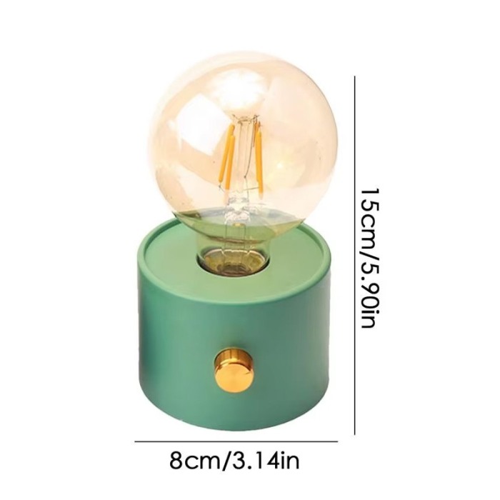 Mini lampa de masa ModishLight Doty®, lumina calda, cu baterii, 15x9 cm, 0.8W, 120lm, turcoaz [9]