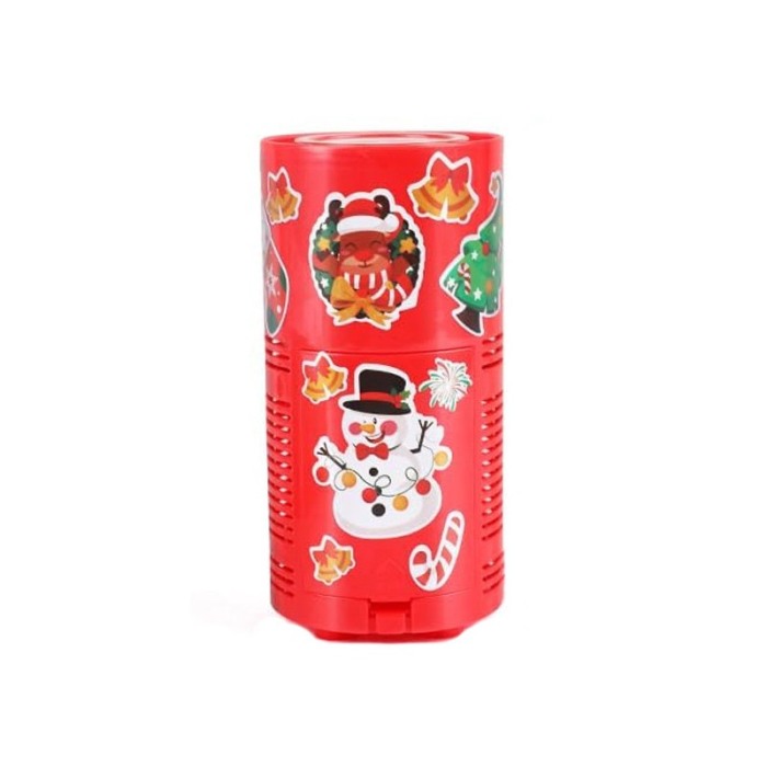 Mini Masina automata de facut baloane de sapun SparkleBubble Doty®, cu acumulator, 21x11 cm, 240 ml, stickere incluse, rosu [5]
