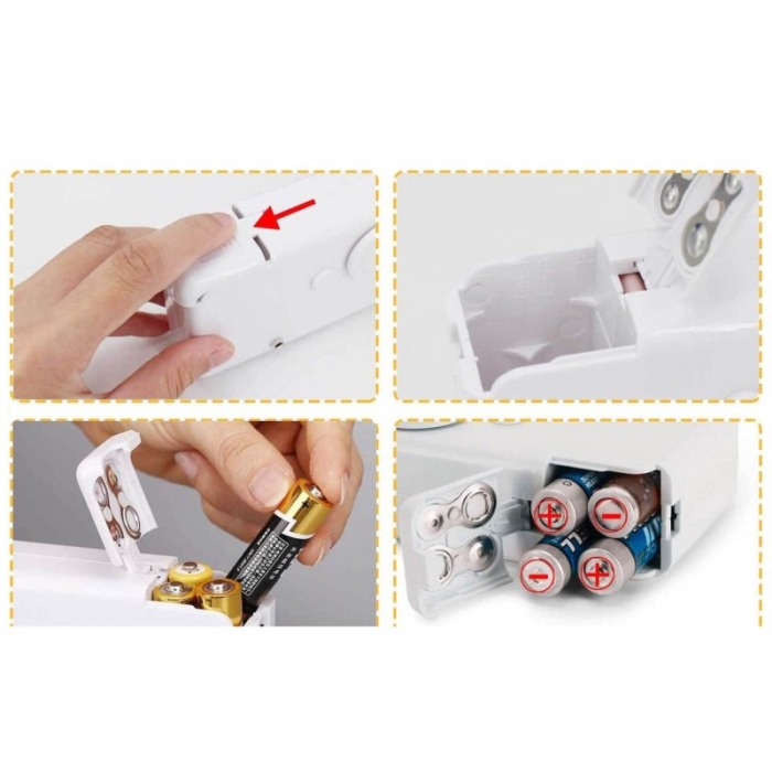 Mini masina de cusut portabila Mara,pentru cusaturi usoare, practica, accesorii incluse,3 bobine incluse, materiale de calitate, [4]