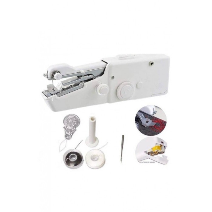 Mini masina de cusut portabila Mara,pentru cusaturi usoare, practica, accesorii incluse,3 bobine incluse, materiale de calitate, [8]