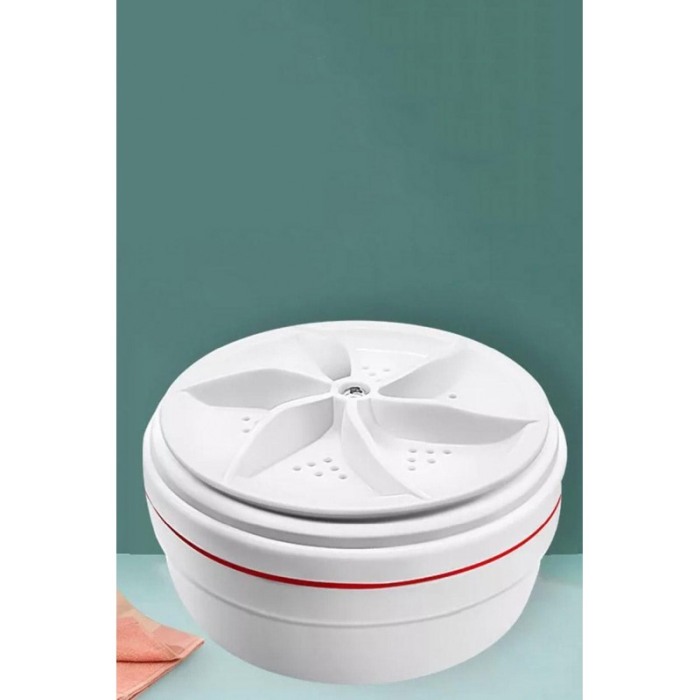 Mini masina de spalat SmartWashing Machine, pentru haine sau vesela, conectare USB, 9x5 cm, alb, Doty®️ [3]