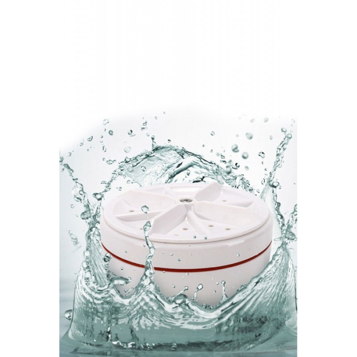 Mini masina de spalat SmartWashing Machine, pentru haine sau vesela, conectare USB, 9x5 cm, alb, Doty®️ [5]