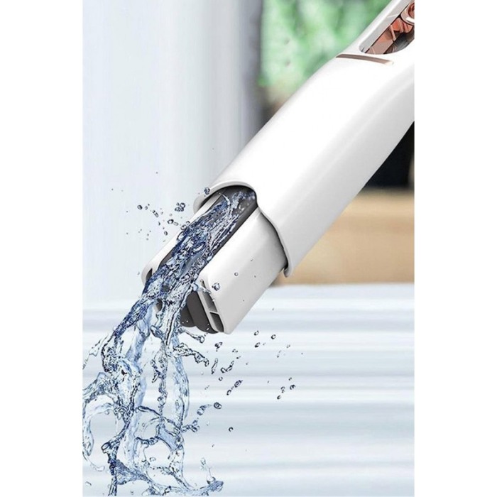 Mini mop MCleaner pentru suprafete si geamuri, cu sistem autostoarcere,burete inclus, 30x15 cm, alb, Doty®️ [6]