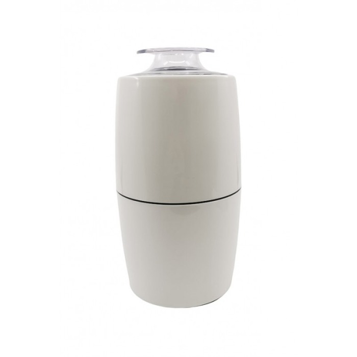 Mini rasnita pentru cafea CoffeeCrush, inox, design elegant, 60 g, 20 x 10 cm, alb [1]