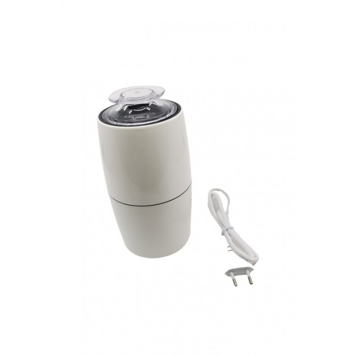Mini rasnita pentru cafea CoffeeCrush, inox, design elegant, 60 g, 20 x 10 cm, alb [5]