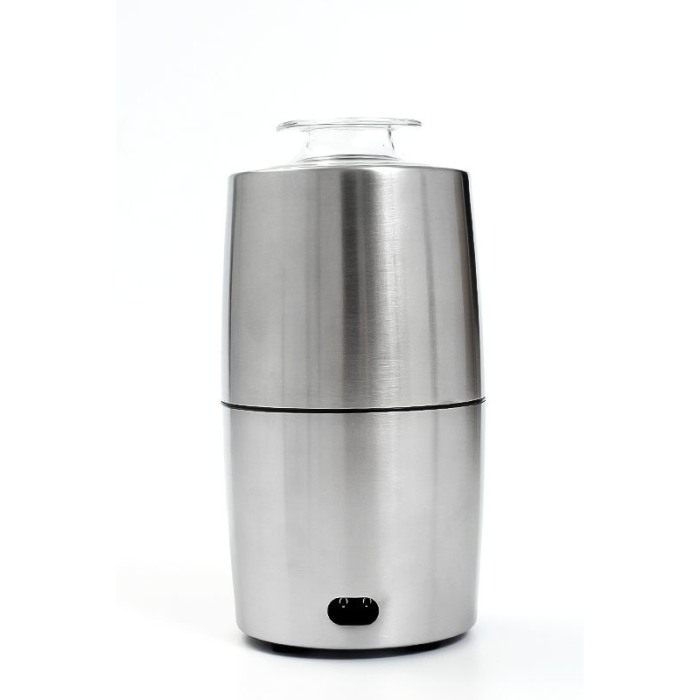Mini rasnita pentru cafea CoffeeCrush, inox, design elegant, 60 g, 20 x 10 cm, argintiu [2]