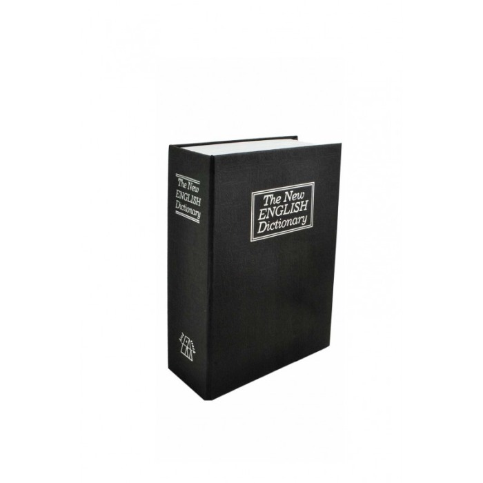 Mini seif BookValue, forma de carte , cu cheita, sigur, design realist, 18x12 cm , negru [5]