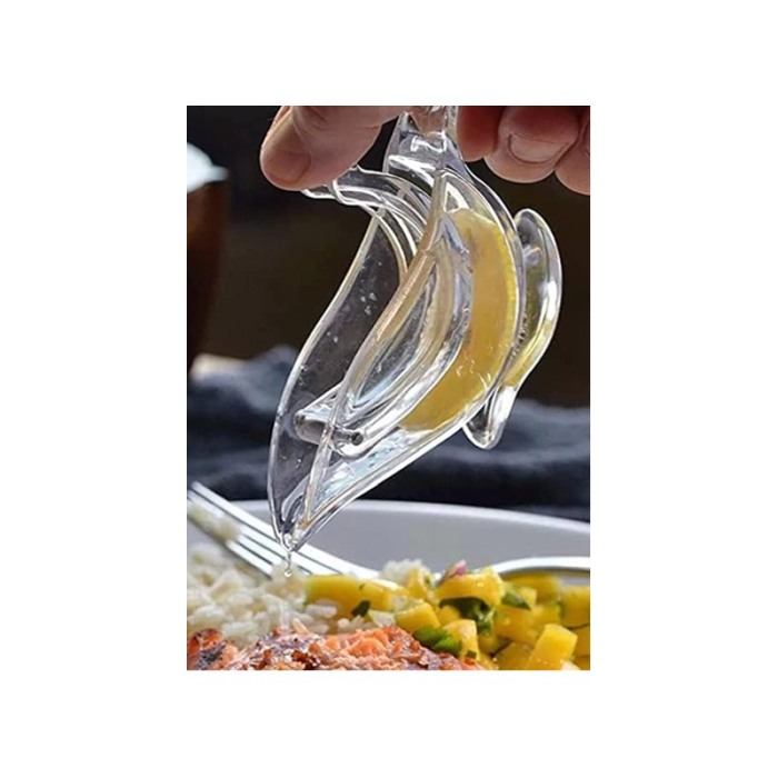 Mini storcator de lamaie Bird Squeezer, manual, din plastic, usor de utilizat si curatat, 12 cm, transparent, Doty® [3]