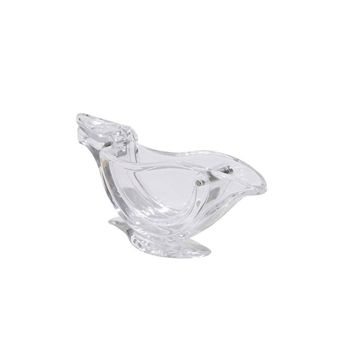 Mini storcator de lamaie Bird Squeezer, manual, din plastic, usor de utilizat si curatat, 12 cm, transparent, Doty® [4]