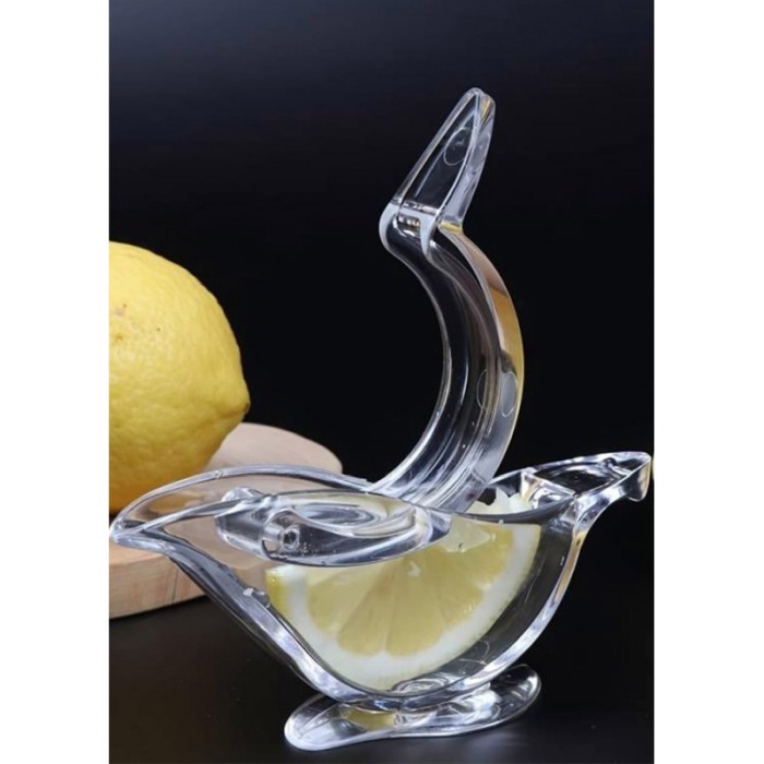 Mini storcator de lamaie Bird Squeezer, manual, din plastic, usor de utilizat si curatat, 12 cm, transparent, Doty® [2]