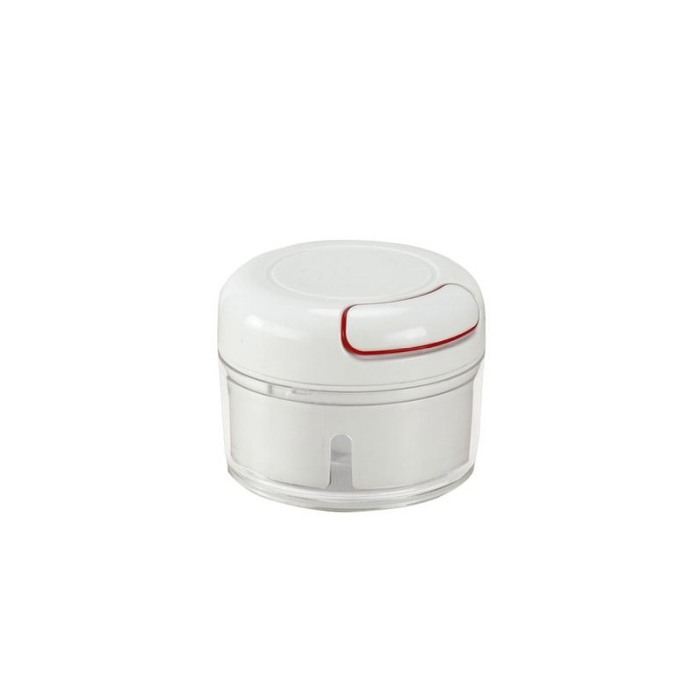 Mini tocator manual Chopped&Eat, pentru fructe si legume, design minimalist, 170 ml, 9x7 cm, alb, Doty®️ [1]
