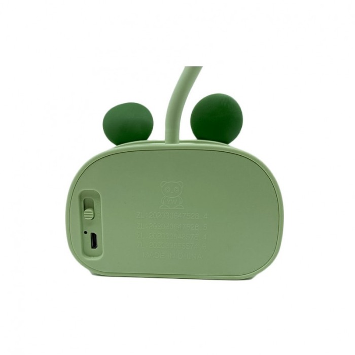 Mini ventilator de birou Mochi Fan, multifunctional, ascutitoare, suport pentru creioane, USB inclus, verde [5]