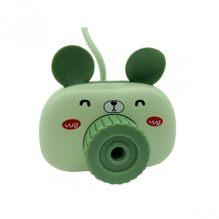 Mini ventilator de birou Mochi Fan, multifunctional, ascutitoare, suport pentru creioane, USB inclus, verde [2]