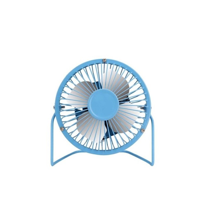 Mini ventilator USB Summer Cool, usor de utilizat, practic, portabil,picior reglabil, 21 x 18 cm , albastru [2]