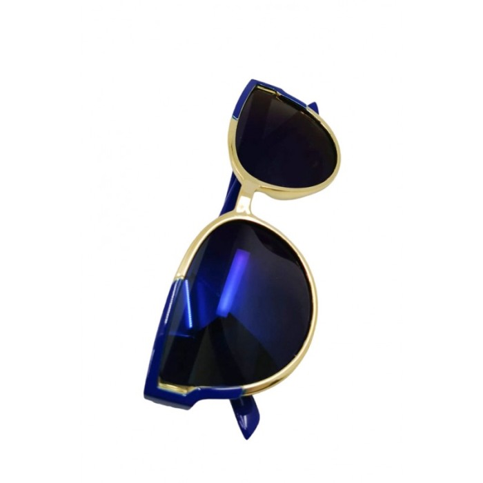 Ochelari de soare pentru copii Famous, design modern, marime universala, protectie UV, rama albastra, Doty®️ [5]