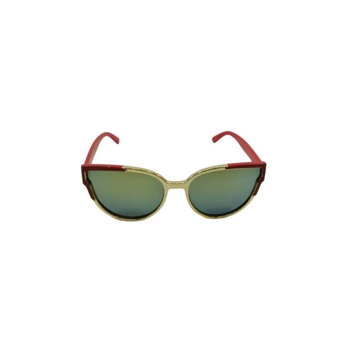 Ochelari de soare pentru copii Famous, design modern, marime universala, protectie UV, rama rosie, Doty®️ [1]