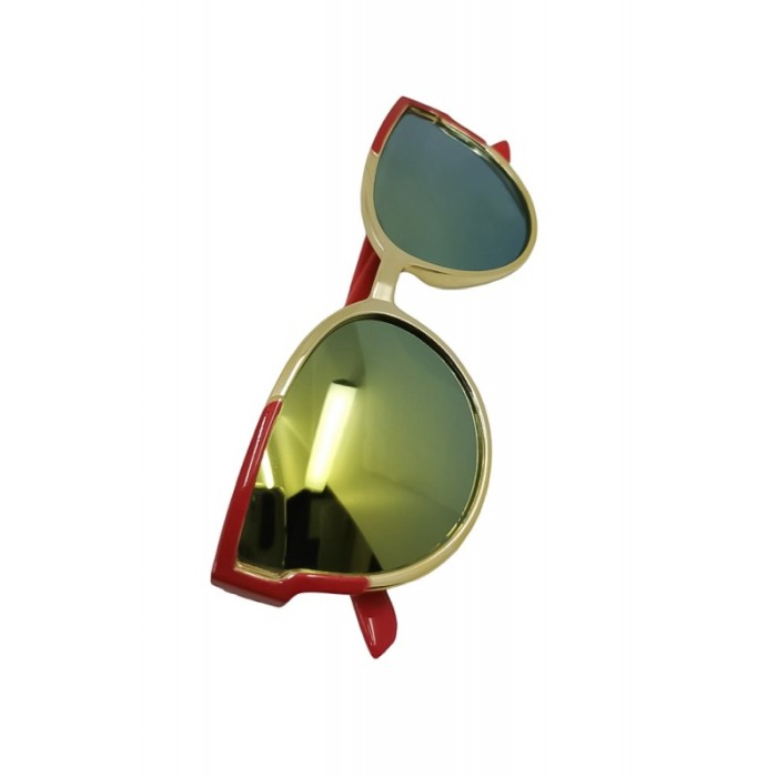 Ochelari de soare pentru copii Famous, design modern, marime universala, protectie UV, rama rosie, Doty®️ [5]