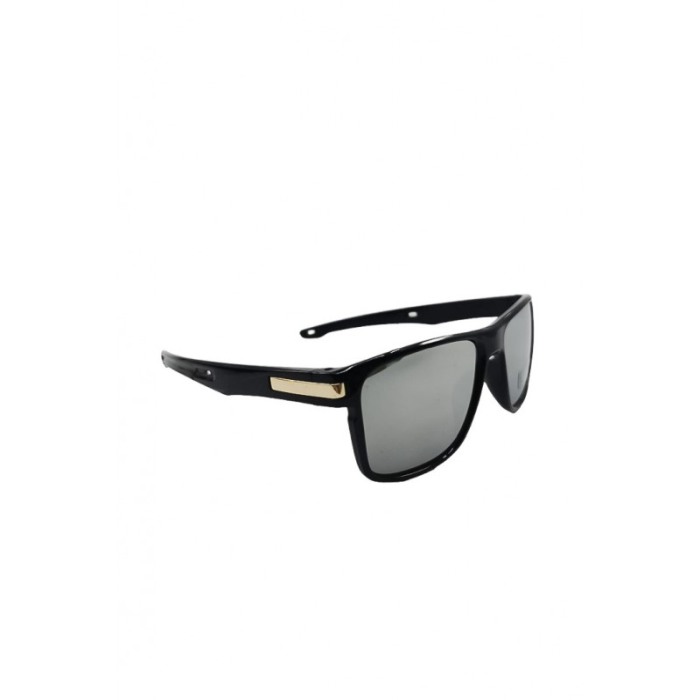 Ochelari de soare pentru copii, marime universala, protectie UV, rama neagra, lentila oglinda, produs resigilat, Doty®️ [4]