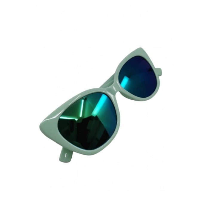 Ochelari de soare pentru copii Sunny, design modern, marime universala, protectie UV, rama verde, Doty®️ [5]