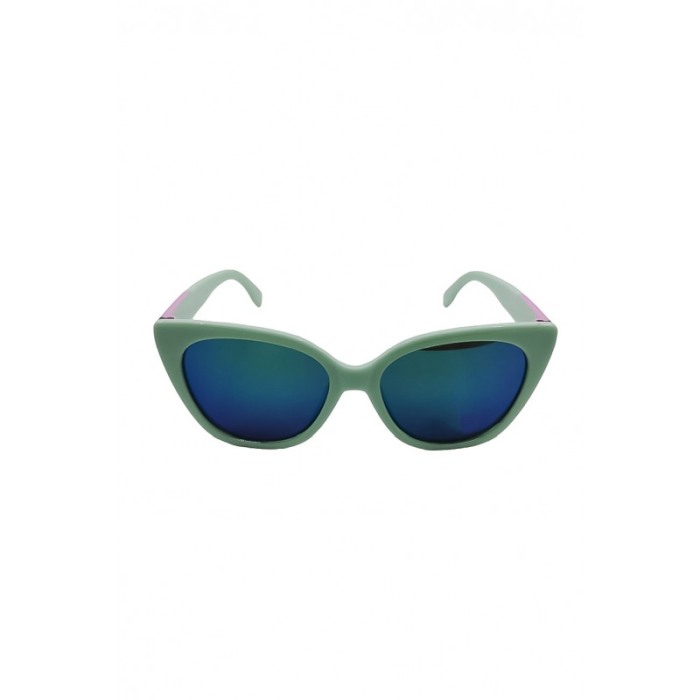 Ochelari de soare pentru copii Sunny, design modern, marime universala, protectie UV, rama verde, Doty®️ [1]
