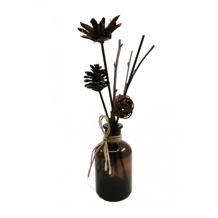 Odorizant de camera Favorite Rustic Scent, aroma lamaie, 50 ml, sticla maro, aranjament inclus, Doty®️ [2]