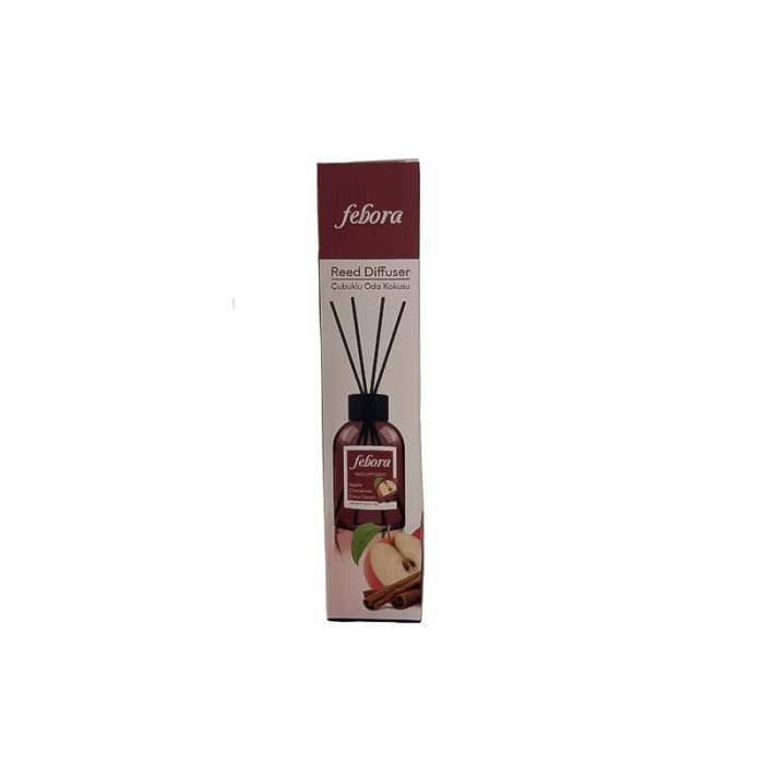 Odorizant de camera Febora Scent, aroma mar copt, 100 ml, sticla transparenta, betisoare ratan, Doty®️ [2]