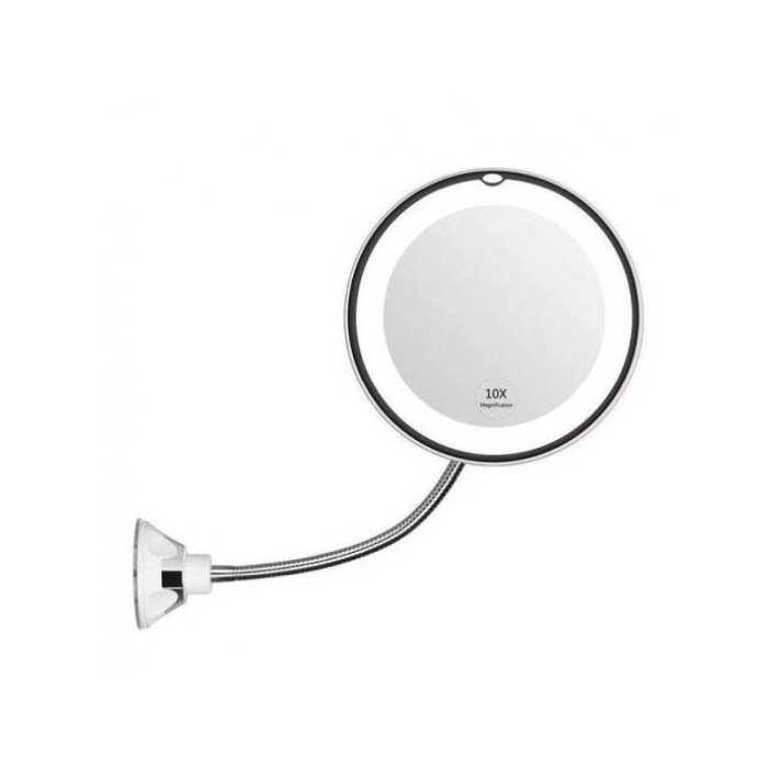 Oglinda cosmetica flexibila cu LED si factor marire 10x [6]