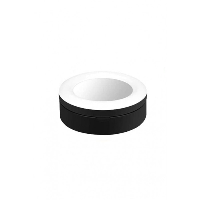 Oglinda rotunda LiveNow cu iluminare LED, pentru Live Streaming,brat telescopic,suport pentru telefon,3 moduri de lumina, 10 tre [9]