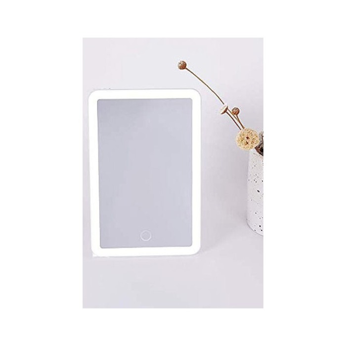 Oglinda SmartMirror portabila cu leduri pentru machiaj, alba,Doty [4]