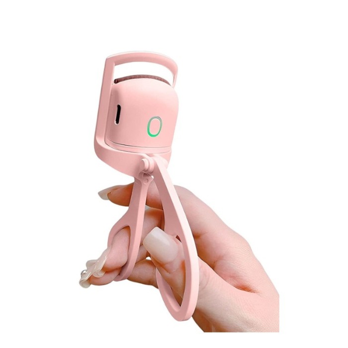 Ondulator electric pentru gene FlawLashes Doty®, USB inclus, usor de utilizat, efect imediat, roz [8]
