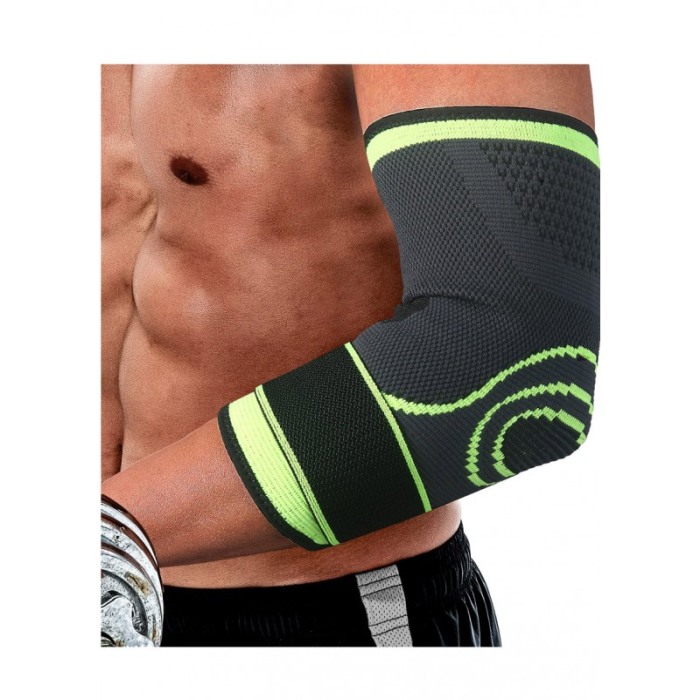 Orteza pentru cot SafeElbow Doty.ro®, reglabila, amelioreaza durerile in timpul exercitiilor, gri/verde [5]