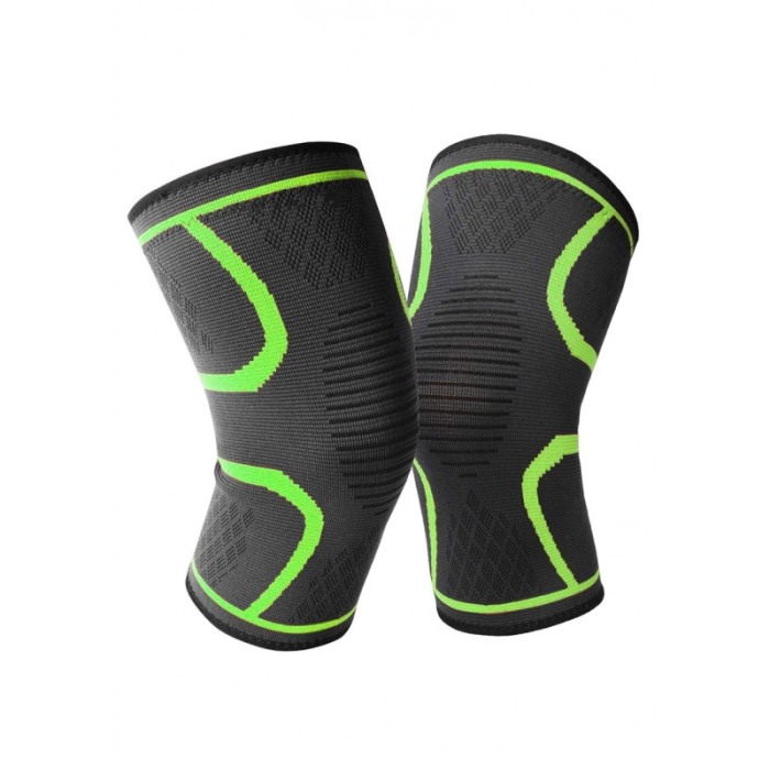 Orteza pentru genunchi SafeKnee, sustine genunchiul, reduce durerea, elastica, gri/verde, Doty® [1]