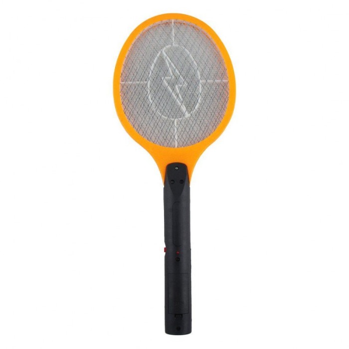 Paleta electrica Bolt Fly pentru tantari si alte insecte, cu baterii, eficienta, 48x19 cm, portocaliu [1]