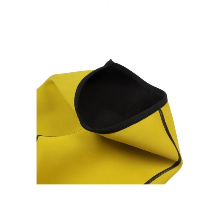 Pantaloni sport pentru femei Sauna Shape, negru/galben, marime 4XL [3]