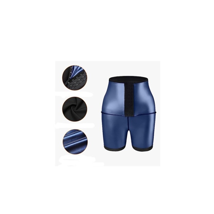 Pantaloni sport pentru femei SaunaSlim, din neopren, efect de sauna, marime 2XL/3XL,negru, Doty®️ [4]